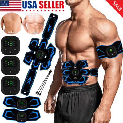 EMS Abdominal Muscle Core Toning Trainer ABS Electric Stimulator Fitness Belt