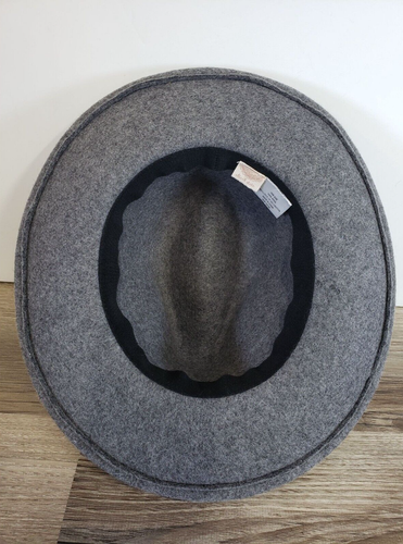 ALTAR'D STATE GRAY WOOL FEDORA HAT CAP WOMENS ONE SIZE - Picture 7 of 9