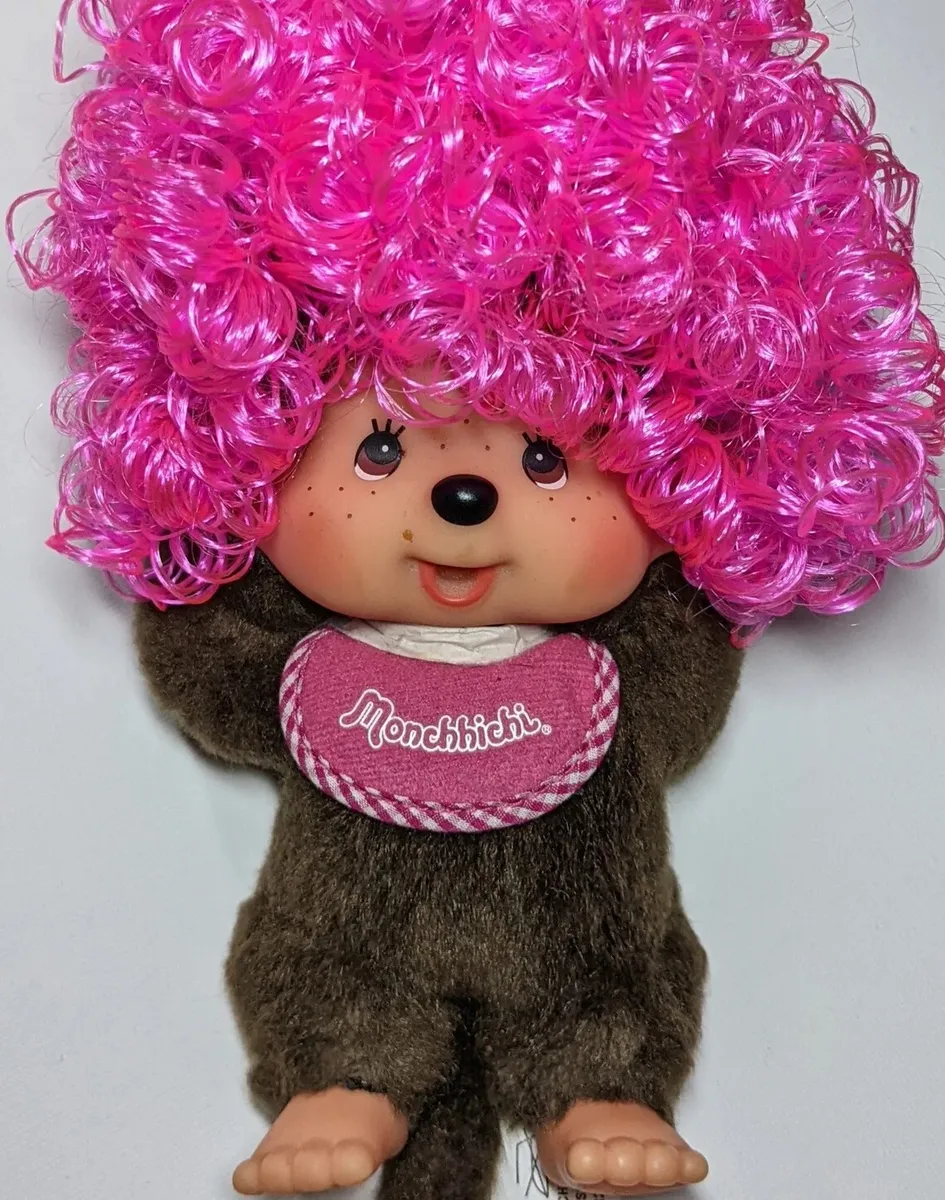 Curly Doll Hair for Doll Making Arts and Crafts Doll Accessories PINK 2 oz