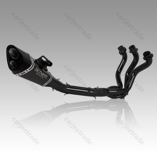 Full Exhaust Slip on Motorcycle Muffler System for YAMAHA MT09 FZ09 FJ09 XSR900 - Picture 2 of 7