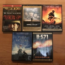 5 DVD LOT - Action/War (see Description For Titles)