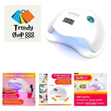 UV LED Nail Lamp, UV LED Nail Polish Dryer Professional Gel Machine for Manic...