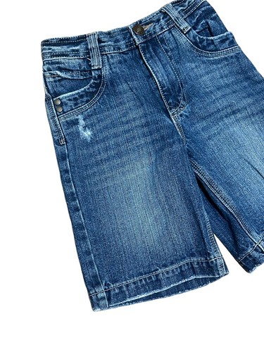 Route 66 Adjustable Waistband Denim Shorts Youth sz 6 Boys Dark Wash Jean Shorts - Picture 2 of 10
