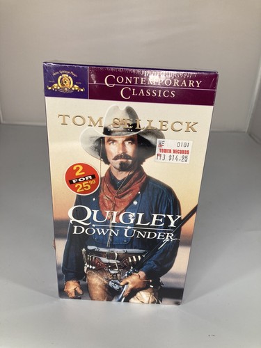 Quigley Down Under Tom Selleck Contemporary Classics VHS 1990 MGM - Picture 3 of 12