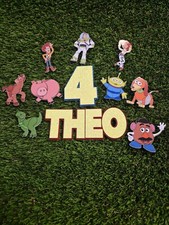 Toy Story Charm Layered/ Cupcake Toppers/Name and Age Cake Decorations/