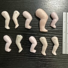Antique Bisque Doll Legs, , Assorted Collection of 10, 133