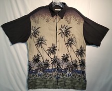 Vintage Campia Moda Rayon Hawaiian Aloha Camp Shirt Mens Size Medium Surf Camp