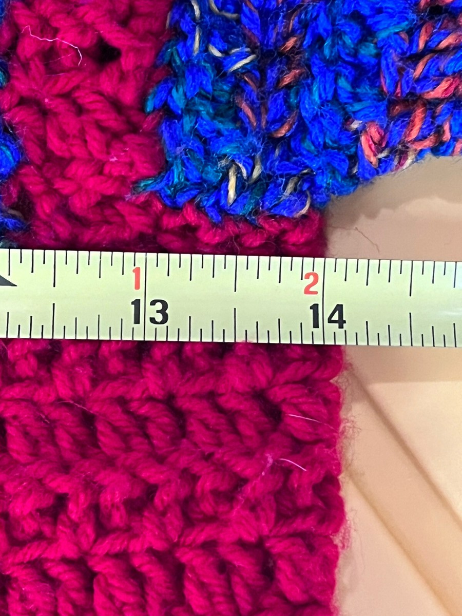 Kids Vintage Handmade Crochet Cardigan Sweater Sz 3T 4T VGUC