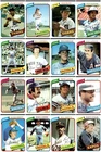 Vintage 1980s Baseball Card Lot 134 MLB 1980-81 Ken Griffey Lou Whitaker