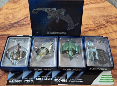 5x Star Trek Raumschiffe (Klingon D4 Bird-Of-Prey u.a.) - Paket 13