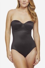 Miraclesuit Shape Away Extra Firm Control Strapless Bodybriefer Size 34B