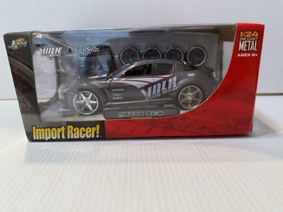 Jada Import Racer 1:24 Die Cast Mazda RX-8 Volk Racing Grey | eBay