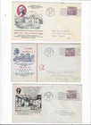 1933 Washington's Headquarters - Newburg, New York First Day Canceled Covers X3