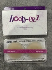 Boob-eez 6cm Nipple Pasties Light Tint - Reusable Silicone