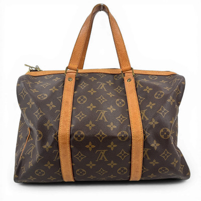 LOUIS VUITTON Sac Souple 35 Monogram Canvas Brown Travel Boston Bag M41626