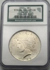 1922-Peace Silver Dollar-“Binion Hoard Collection”-NGC MS 63-Beautiful Example