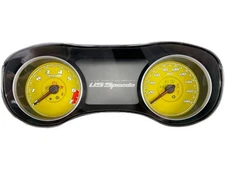 US Speedo Yellow Dodge Charger Gauge Face for Clusters 2015-2024 (180 MPH)