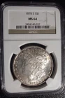 1878-S Morgan Silver Dollar - NGC MS64 - Beautiful Original Skin/Bag Toning