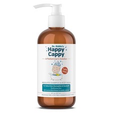 Happy Cappy Medicated Shampoo & Body Wash 8 Fl Oz - Baby Dandruff Care