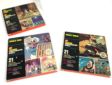 1973 Talking View-Master Reel Sets Mickey Mouse Donald Duck Christmas Story GAF