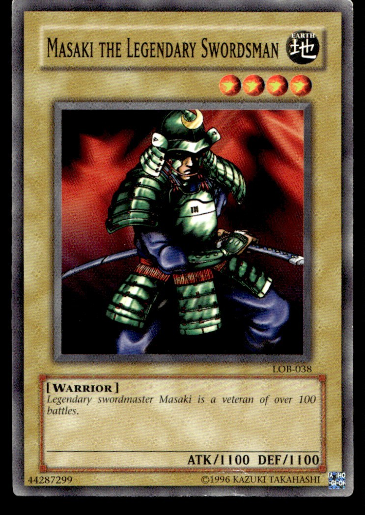 Masaki the Legendary Swordsman - LOB-038 - YuGiOh