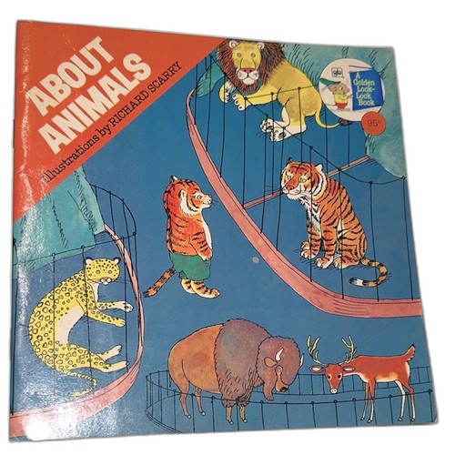 About Animals by Richard Scarry Book vintage