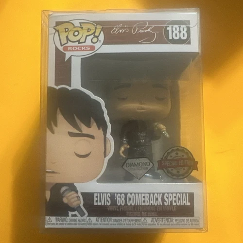 Funko Pop! Vinyl: Elvis Presley - Elvis '68 Comeback Special (Diamond Glitter)