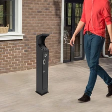 Standing Ashtray Cigarette Butt Disposal Cigarette Butt Disposal with Inner Buck