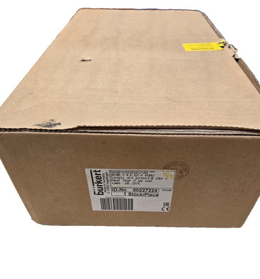Burkert 8690 E3-I2-PU2 Pneumatic Control Unit Head 227224 NEW