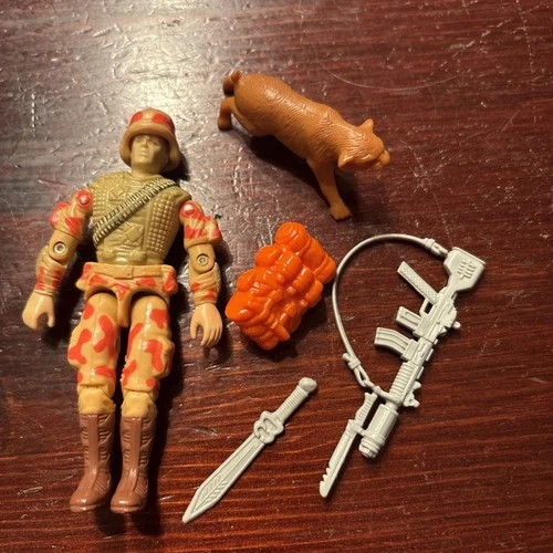 Vintage Hasbro 1988 GI Joe Spearhead & Max Action Figure 100% Complete
