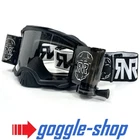 Rip N Roll RNR Platinum Motocross Enduro Bike WVS Roll-Off Goggles - Matt Black