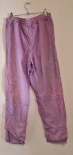 Swiss Active ShellSuit Bottoms Size S Waist 32" Leg 29" Pink Vintage 90's Retro