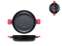 H&h Antihaft-Tegame Pulse 28 Cm, Schwarz, FüR Induktion