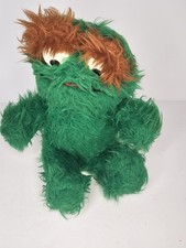 VTG 10 70s Oscar the Grouch Knickerbocker Sesame Street Plushie Stuffed Animal