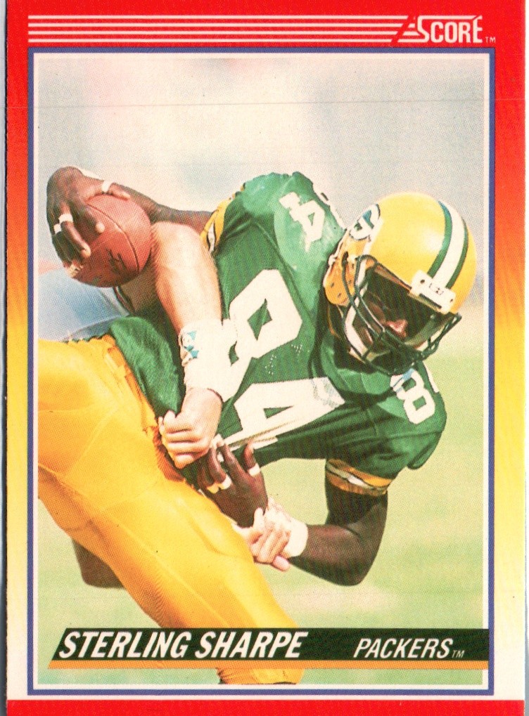1990 Score 100 Hottest #64 Sterling Sharpe