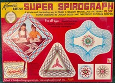 Kenner's 1969 Super Spirograph Plus - Original booklet & New Original Paper