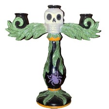 Hyde EEK Boutique Skull Halloween Candelabra From Target NEW Skeleton
