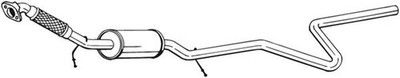 BOSAL Mittelschalldämpfer 288-027 für FIESTA FUSION DY FORD MAZDA 5 16V