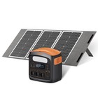 NECESPOW Tragbare Powerstation 1800W/1102,5Wh 230V AC Steckdosen &100W Solarpane
