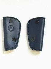 Classic Blade Style Key Holder Cover Leather for Mercedes W108 W115 Dark Blue