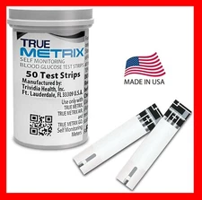 120 x TRUE METRIX BLOOD GLUCOSE TEST STRIPS Exp 2026+ NEW SEALED FREE SHIPPING