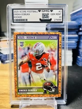 2025 Score Football Emeka Egbuka Rookie GMG Graded 10 Gem Mint 💎 RC
