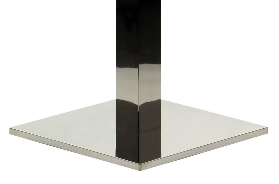 Base de table en acier inoxydable poli 2002