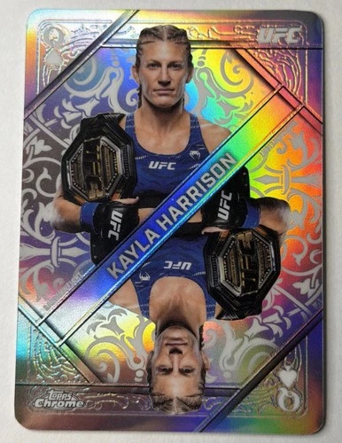 2026 Topps Chrome UFC Kayla Harrison Kings &amp; Queens SP #KQ-2