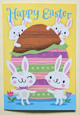 Happy Easter / Greeting Card Large Format  (+ Envel 8x5,5'')