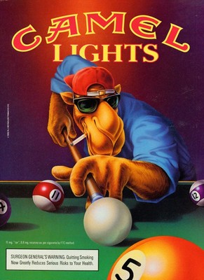 Vintage Camel Cigarettes Menthol Lights Promotion print Poster US shipping