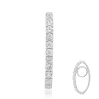 Cavill Ohrringe Damen Sterlingsilber 13 Zirkon 0,52Ct Rund Elegant