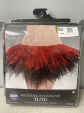 Red Black Handkerchief Women's Adult  Halloween Costume Tutu
