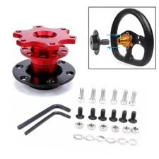 Car Auto Sport Steering Wheel Quick Release Snap Off Kit Hub Adapter Remover Set