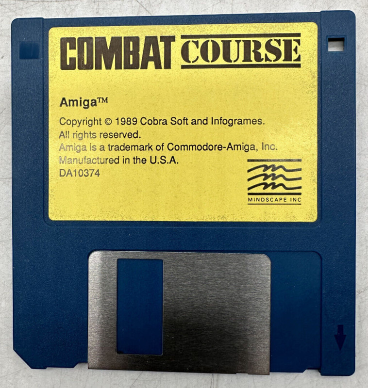 Combat Course Commodore Amiga Cobra Soft & Infogrames / Mindscape 1989